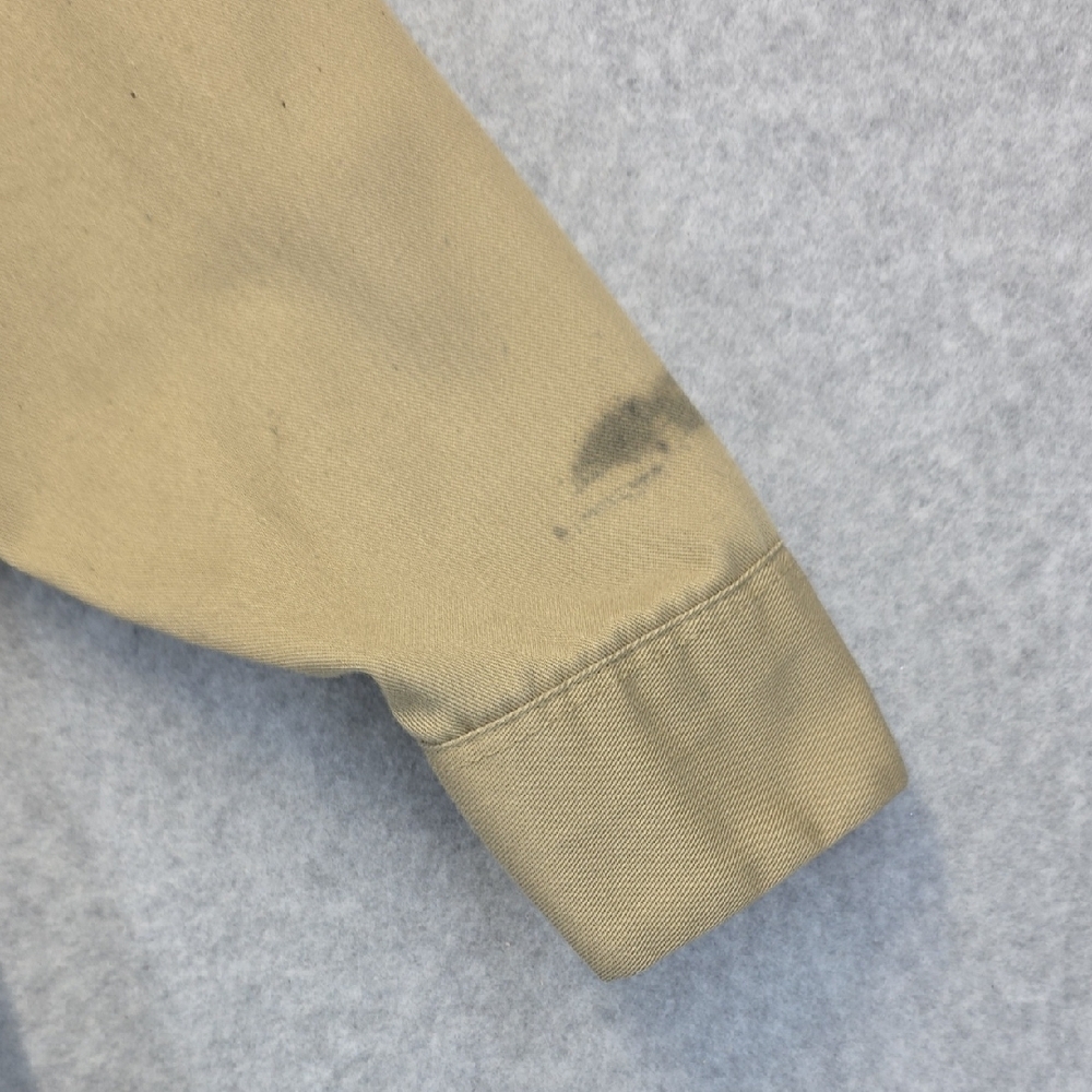 Dickies Khaki Work Shirt Men’s 16-16.5x33 USA Made Distressed Utility - Picture 5 of 12